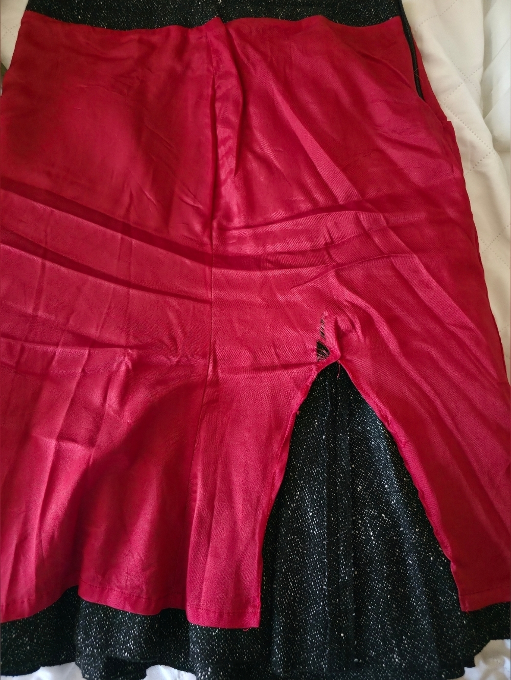 Y2k Classic A-line Plated Skirt Size 4 - Picture 6 of 6